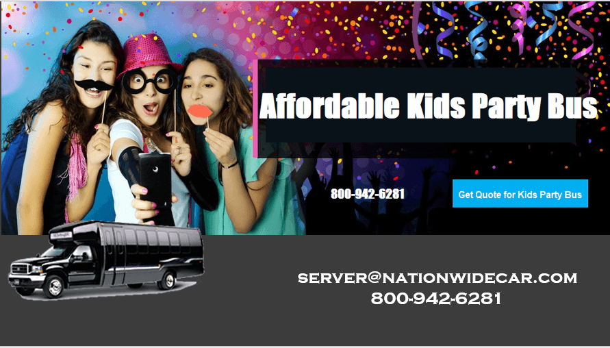 Affordable Kids Party Bus Rental