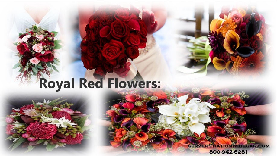 Royal red flowers for Wedding