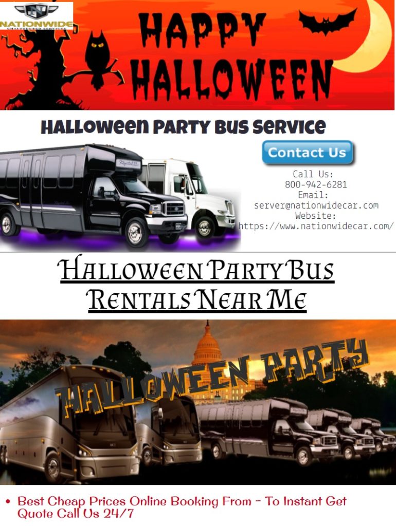 Halloween Party Bus Rentals