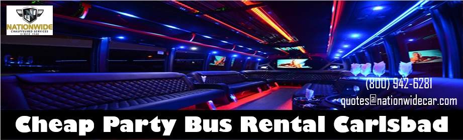 Affordable Party Buses in Carlsbad