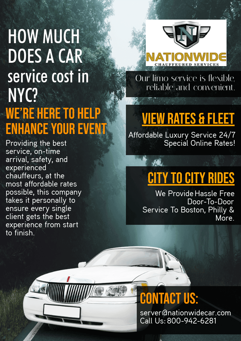 How Much Does A Car Service Cost NYC